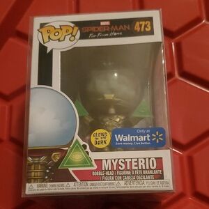 Marvel Spiderman Far From Home Mysterio #473 Glow In The Dark Funko Pop